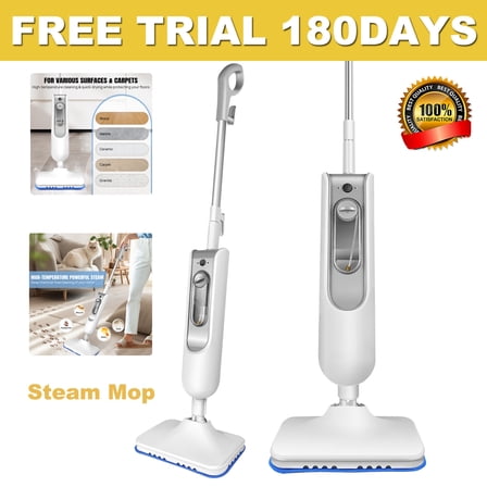 2025 Lightweight Hot Steam Mop, Floor Steamer for Tile, Laminate and Wood Floor