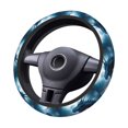 thumbnail image 2 of Balery Blue Thunder Storm Dragon Fundas elásticas antideslizantes para volante, funda protectora universal para hombre y mujer, 15 pulgadas, accesorios para coche., 2 of 6