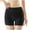 Black, variant on Wdfiry Women's Cotton Boxers Underwear Solid Color Under Dress Panties High Waist Seamless Breathable Underpants