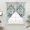 Light Gray, variant on Farmhouse Wooden Grain Swag Curtains for Kitchen/Bedroom/Living Room, Eucalyptus Leaves Watercolor Bow Scalloped Curtains 63 Inch Long, Window Swag Topper Curtains Valances 2 Panels Set 36"x63"