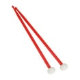 thumbnail image 1 of Runquan 2 Pcs Baguettes de Percussion pour Cymbales Exercice Performance Rouge, 1 of 8