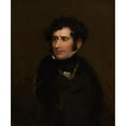 thumbnail image 3 of Charles Robert Leslie 12x14 Black Modern Framed Museum Art Print Titled - James William Wallack (1835-40), 3 of 5