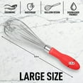 thumbnail image 3 of Zulay Kitchen 12-Inch Stainless Steel Balloon Whisk With Soft Silicone Handle, 3 of 7