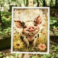 thumbnail image 2 of JYLMOOD DIY Animal Paint by Number for Adults, Easy Painting by Numbers for Gift Home Wall Decor 16x20in without Frame, Colored Canvas - Pig, 2 of 7