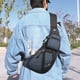 thumbnail image 4 of Bolsa de pecho de nailon impermeable para hombre mujer unisex, bolsa cruzada con correa ajustable, bolsa de hombro antirrobo para viajes, desplazamientos, deportes, estilo urbano, 4 of 6