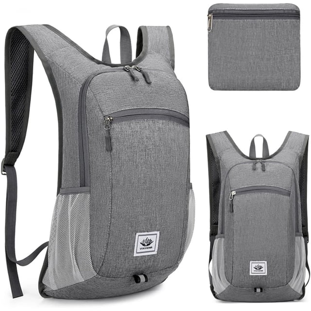 YSTIANN Sac à Dos de Randonnée Pliable 15L - Ultra-Léger, Résistant à l'Eau, Compact et Durable pour Voyage Unisexe, Camping AZ78-216