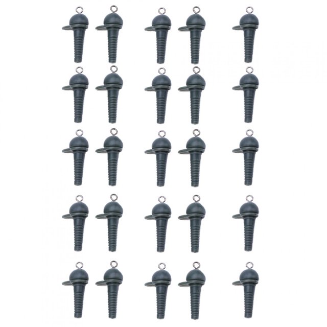 Aparejos de Pesca de Carpa ANGGREK Clips de Plomo de Alta Resistencia Interior Suave Con Giratorio 25 Set