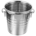 thumbnail image 5 of HAMPPLIES 1Pack Metal Beverage Tub with Double Handles for Drinks Gatherings and Nightclubs 23X23X22.5CM, 5 of 8