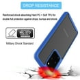 thumbnail image 4 of Galaxy S20 Case,Takfox Galaxy S20 Phone Case Shock Absorbing, Rugged Shockproof Crystal Clear Hard Case Full Body Protective Sturdy Cover TPU Shell Bumper Case for Samsung Galaxy S20, Blue, 4 of 7