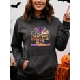 thumbnail image 4 of Scary Cow Theme Halloween Cow Hoodie for Men and Women, Unisex Pullover Hooded Sweatshirt, Comfortable Cotton Poly Blend, Casual Fall Seasonal Outfit, 4 of 5