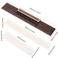 thumbnail image 3 of Guitar Bone Bridge Saddle Nut 3Pcs Rosewood Bridge Bone Saddle Nut Lightweight Durable Replacement For Classical Guitar Nut Saddle Replacement, 3 of 8
