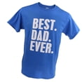thumbnail image 1 of Camiseta estampada para papá para el día y cumpleaños en negro, blanco y azul. L, 1 of 9
