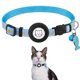 thumbnail image 1 of Collar Airtag para gato azul cielo, con cascabel, resistente al agua, con hebilla de seguridad, antiestrangulamiento y personalizado (22-35 cm), 1 of 5