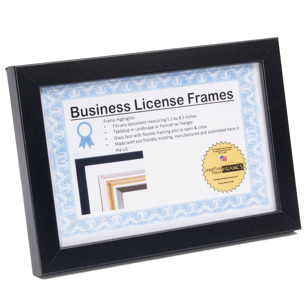 License Frames for Cosmetology Professionals 3.5 by 8.5 inch State