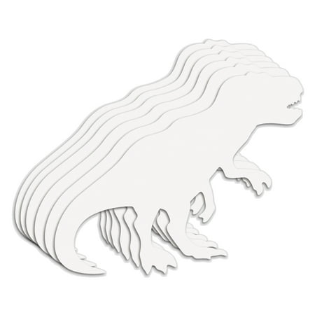Seeded Paper Shapes - Roylco® Big Huge Fingerpaint Paper Shapes, Dinosaur, 22