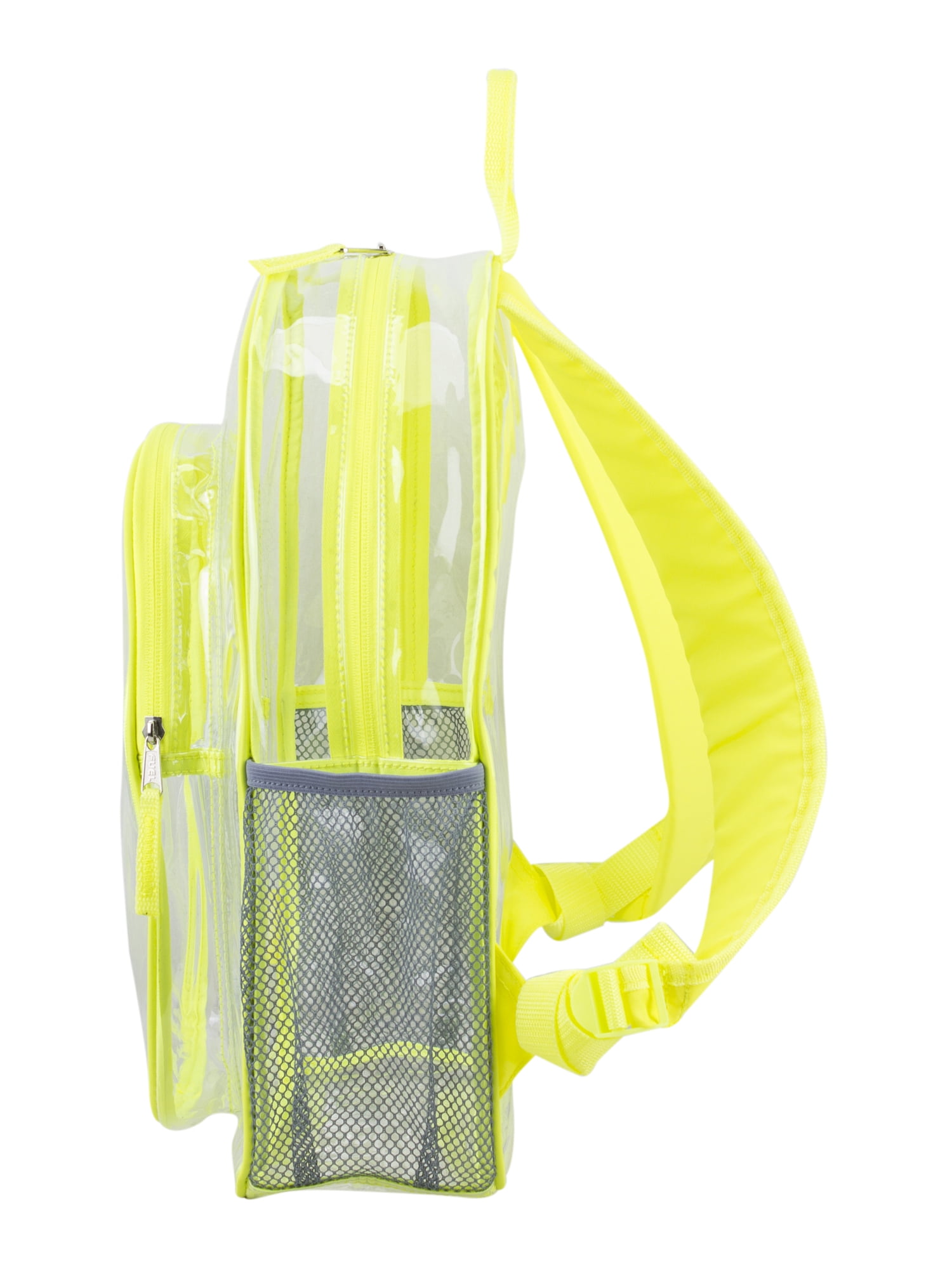 Fuel Unisex Clear Backpack and Drawstring Bundle, Citrus Yellow