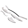 thumbnail image 1 of 5 unids/set de herramienta de masaje raspador Gua Sha de acero inoxidable, juego para aliviar el dolor muscular, 1 of 12