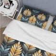 thumbnail image 4 of Designart "Ethnic Essence Chevron" Blue Chevron Bedding Covert Set - glam Bed Set With 2 Shams, 4 of 5
