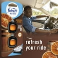 thumbnail image 6 of Febreze AUTO Car Air Freshener, Odor-Fighting Car Vent Clip, Bourbon & Orange, 2 Count, 6 of 11