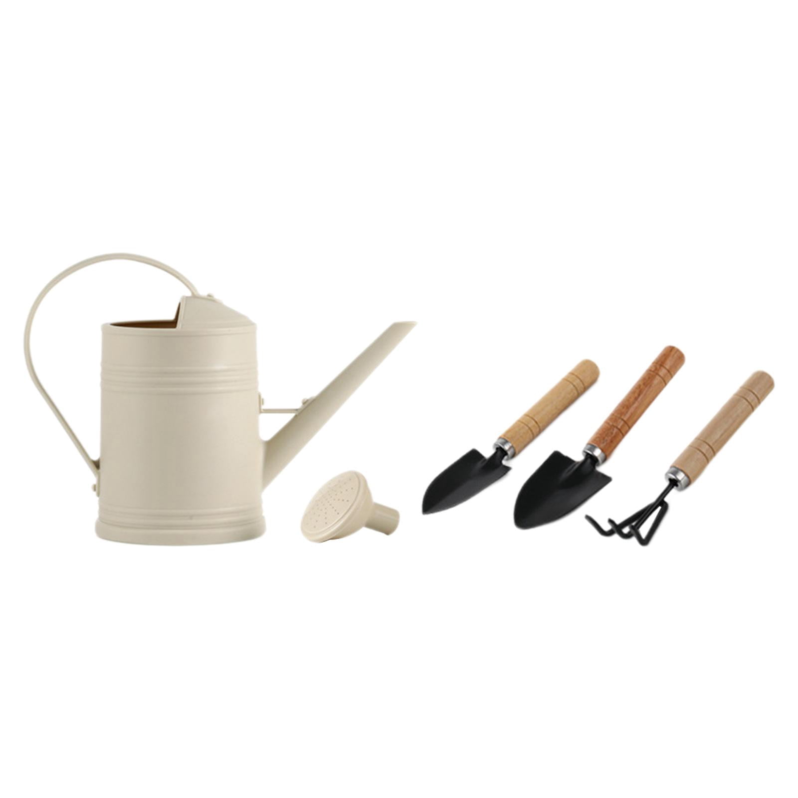 Gazechimp Long Mouth Watering Can 2L Garden Watering Can for Garden Flowers Vegetables Beige