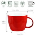 thumbnail image 6 of fMSDD 30oz Large Ceramic Mug for Coffee, Soup or Cereal, 6 of 8