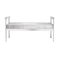 thumbnail image 2 of Uptown Club Upholstered Bench with Pick Up Armrests in Gray Velvet, 2 of 2