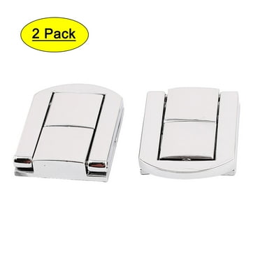 Uxcell 30mm x 25mm Latch Suitcase Jewelery Box Guitar Case Drawbolt Closure Silver Tone 2pcs