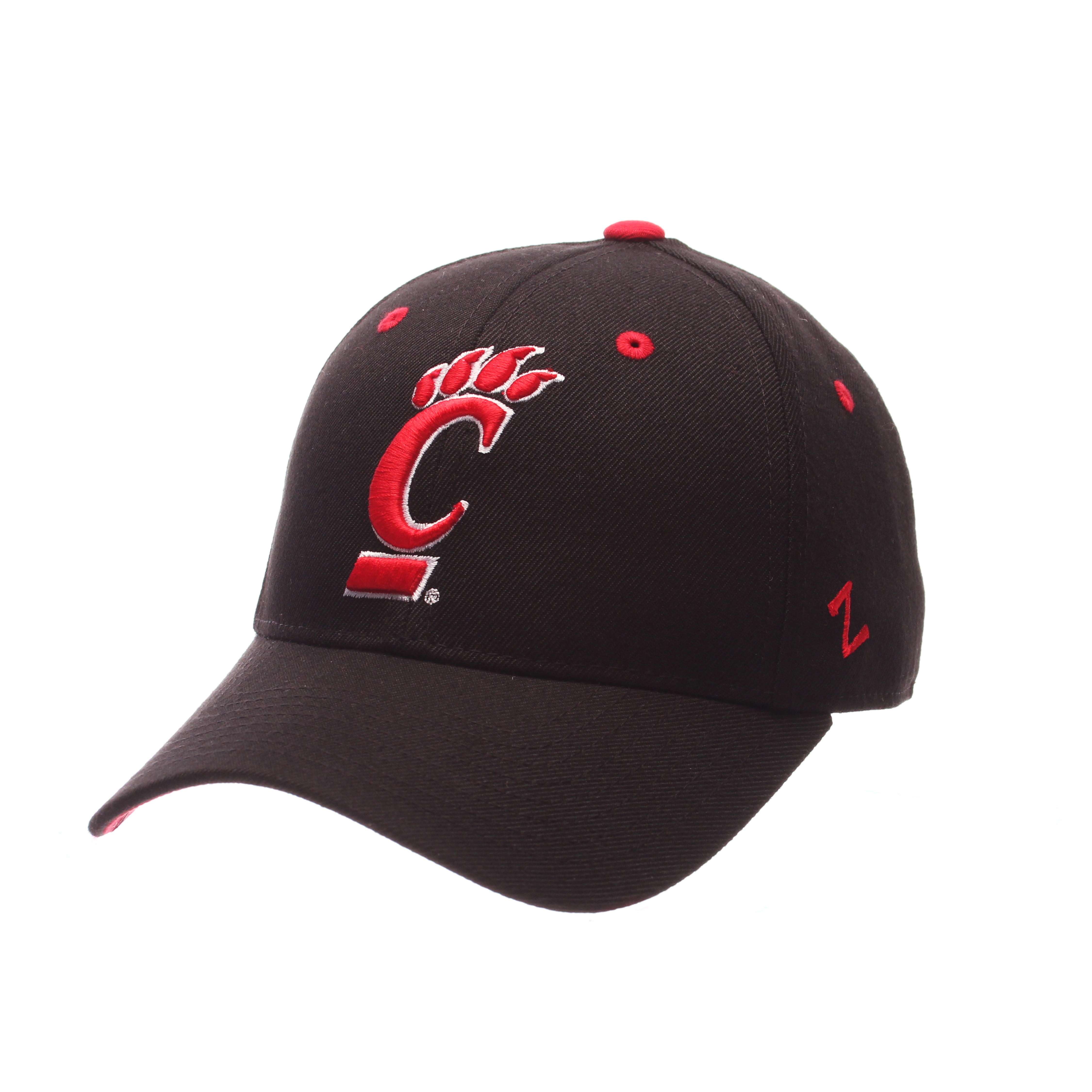 Zephyr Cincinnati Bearcats DH Fitted Hat (Black)