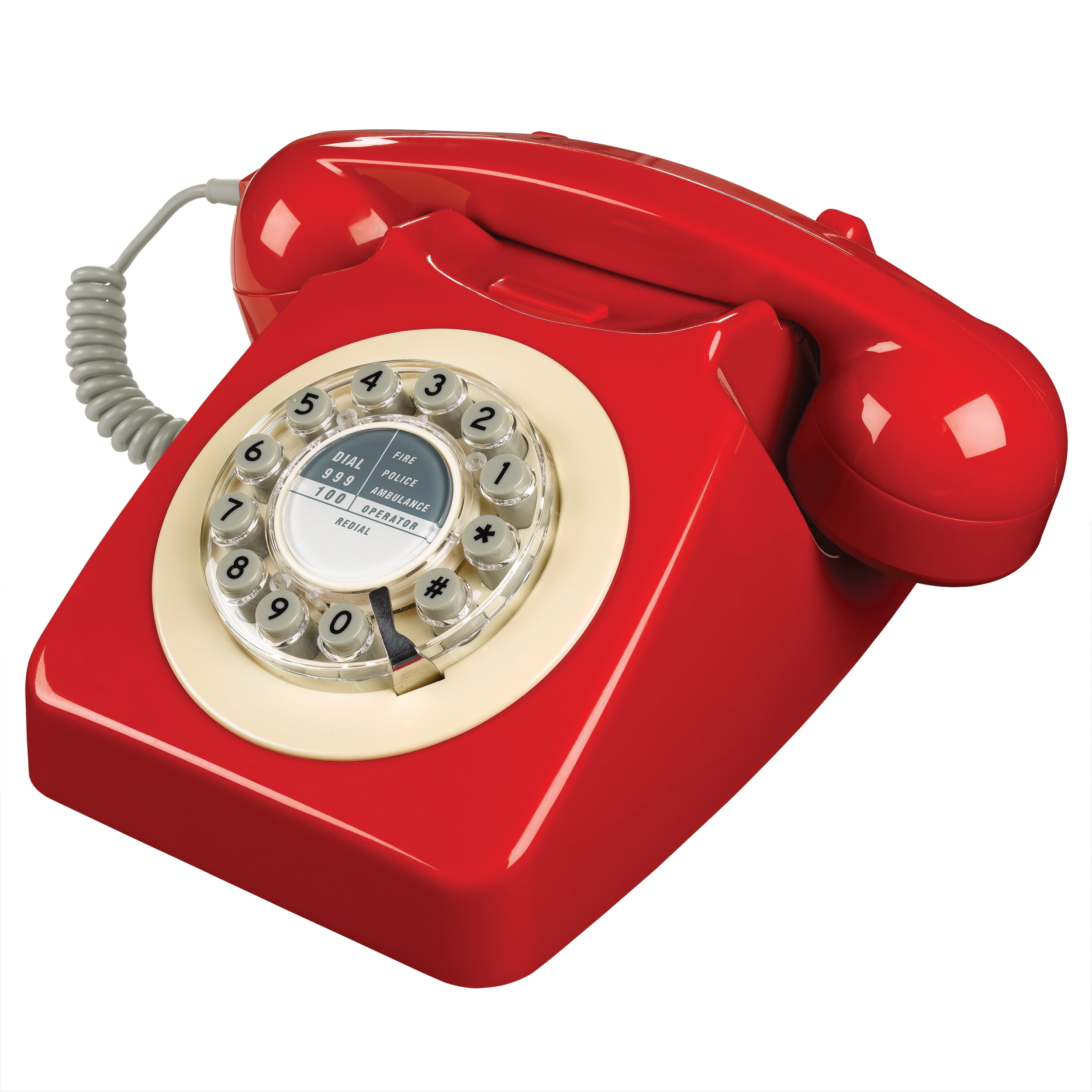 Retro 746 Series Rotary Corded Landline Phone