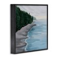 thumbnail image 3 of Stupell Industries Coastal View of Trees Black Framed Giclee Art design by Jelena Petric, 12 x 12, 3 of 8
