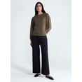 thumbnail image 2 of Scoop Women’s and Women's Plus Pleat Shoulder Sweatshirt, Sizes XS-4X, 2 of 4