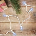 thumbnail image 2 of Northlight LED C7 Christmas Lights - Pure White - 16' White Wire - 25ct, 2 of 3