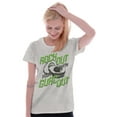 thumbnail image 4 of Rock With Guac Out Fun Guacamole Pun Womens Fitted Plus Size Graphic Tee Brisco Brands 2X, 4 of 5