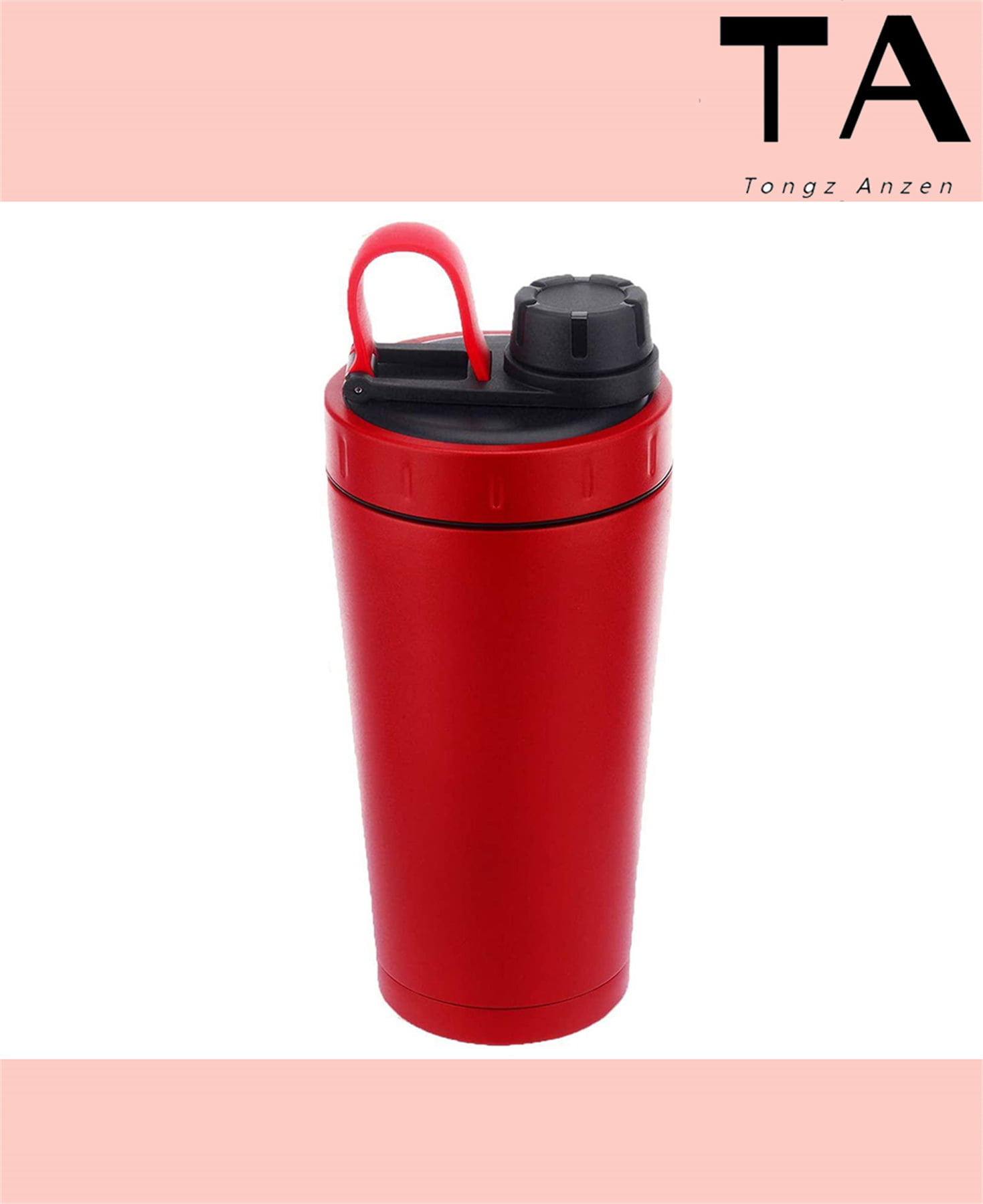 Hydro Flair Stainless Steel Protein Shaker Bottle Insulated Keeps