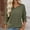 #279-Army Green, variant on Women's Waffle Knit Pullover Top, Fashionable Design, Soft and Breathable for Everyday Casual Use