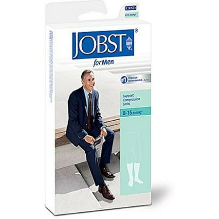 Jobst Supportwear - JOBST SupportWear Socks For Men Knee High 8-15 mmHg Navy X-Large 1 Pair