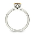 thumbnail image 2 of Finest Gold Sterling Silver with 14K Accent Garnet Ring, Size 8, 2 of 4