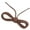 Dark Brown + Clear Plastic Tips, variant on Loop King Shoe Laces - Durable Laces for Sneakers - Perfect for Athletic Adults and Kid - Red + Clear Plastic Tips- 140cm