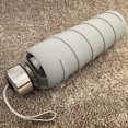 thumbnail image 2 of Sports Gl Water Bottle with Silicone Sleeve 32 oz Grey, 2 of 5