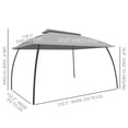 thumbnail image 3 of CoSoTower 10' X 13' Patio Gazebo, Outdoor Gazebo Canopy Shelter with Netting, Vented Roof, Steel Frame for Garden, Lawn, Backyard, and Deck, Beige, 3 of 9