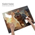 thumbnail image 4 of 500 Piece Jigsaw Puzzles For Adults Apocalyptic Cat 500Piece Adult Jigsaw Puzzle Challenging And Relaxing Brain Teaser， Unique Artwork， Great Gift Idea For Puzzle Enthusiasts, 4 of 7