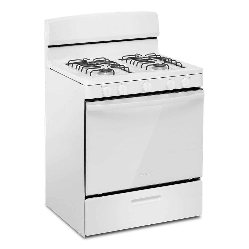 Amana Agr4203mn 30" Wide 5.1 Cu. Ft. Free Standing Gas Range - White