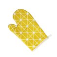 thumbnail image 3 of EeaseCA 2PCS Nordic Style Cotton Linen Oven Gloves Heat-resistant Microwave Mitts Thickened Baking Tool for Kitchen (Yellow), 3 of 7