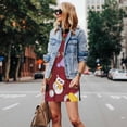 thumbnail image 4 of Lsque Sanrio Pattern Summer Dresses for Women – Sleeveless T-Shirt Swing Sundress, Perfect for the Beach and Casual Days, 4 of 6