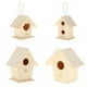 thumbnail image 1 of Caja de Jaula de Cría de Casa de Pájaros de Madera de 4 Piezas para Decoración, 1 of 9