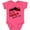 Vintage Hot Pink, variant on Inktastic My Daddy Loves Me with Cute Ladybugs Boys or Girls Baby Bodysuit
