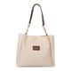 thumbnail image 1 of Bolso de mano para mujer, de piel sintética, tipo bandolera, ligero, tipo hobo Caqui claro, 1 of 9