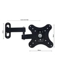 thumbnail image 2 of Soporte Ele-gate Hold.29 De Pared Para Tv/monitor 14'' A 27'' Negro Storyland Storyland HOLD29, 2 of 2