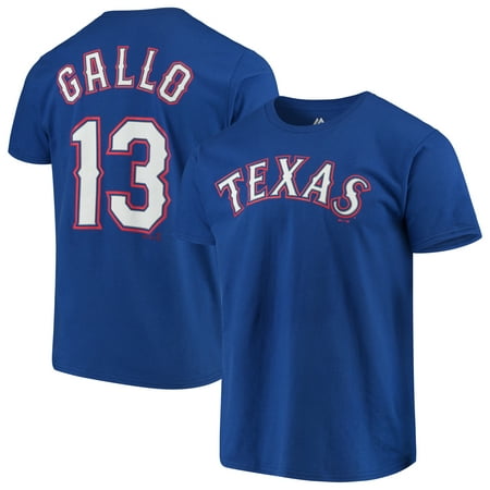 Joey Gallo Texas Rangers Majestic Official Name & Number Player T-Shirt -