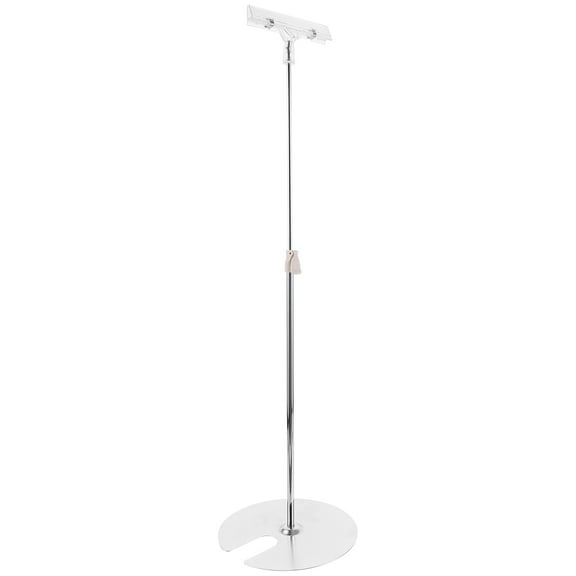 HOMEMAXS Stainless Steel Adjustable Poster Stand for Advertising and Storage Multi Color 24.6 x 6.3 x 70.9 inches